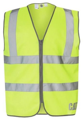 CAT Biztonsági mellény 1320025 HI-VIS sárga M/L